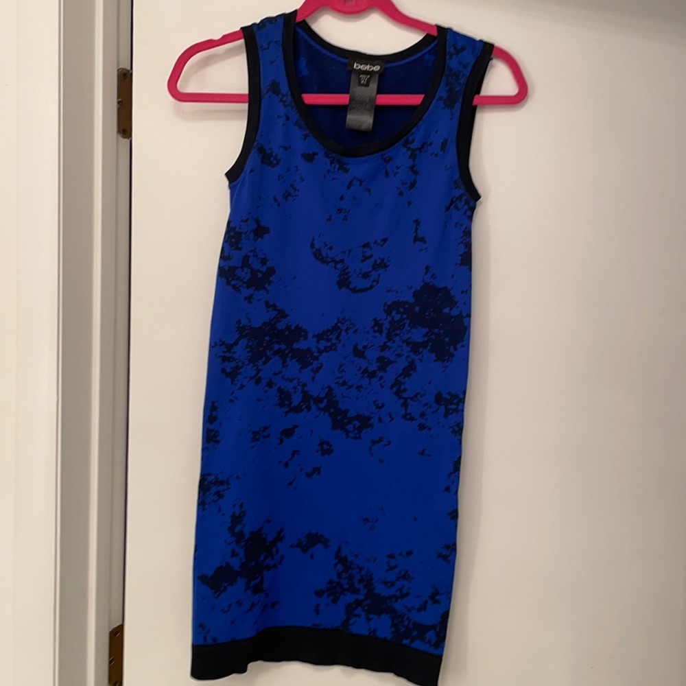 Blue Bodycon Tank Dress M/L
